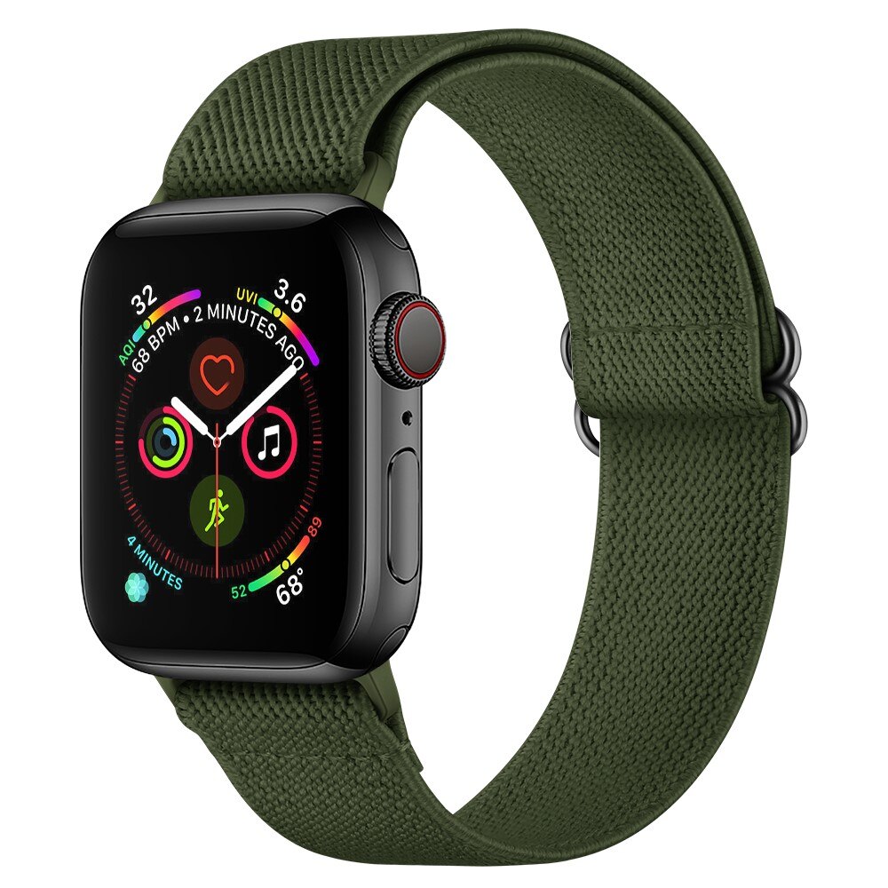 Apple Watch 41mm Series 7 Stretch Nylon Band Green