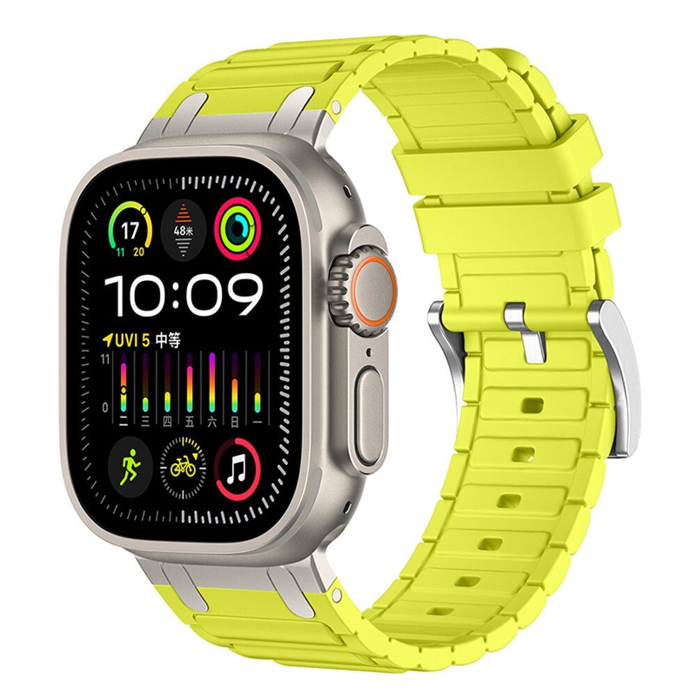 Apple Watch SE 44mm Tough Silicone Strap Yellow