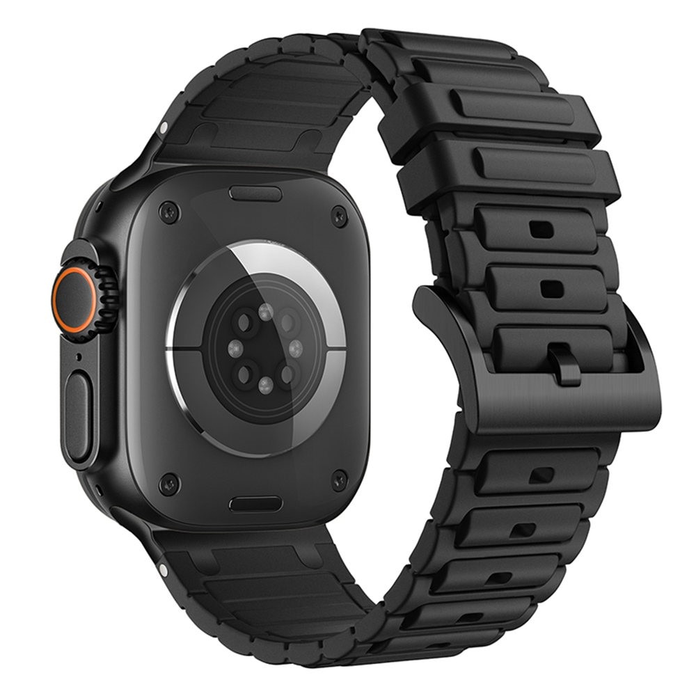 Apple Watch Series 8 45mm Tough Silicone Strap Black