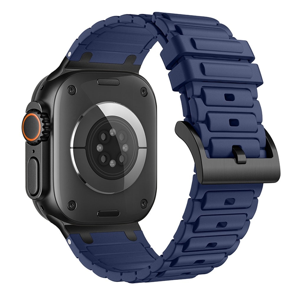 Apple Watch Series 7 45mm Tough Silicone Strap Dark Blue