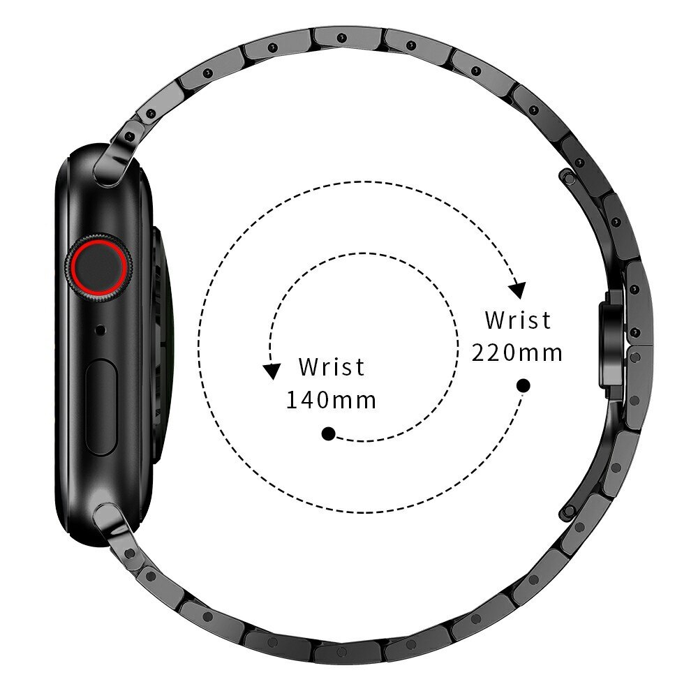 Apple Watch 41mm Series 7 Link Bracelet Black