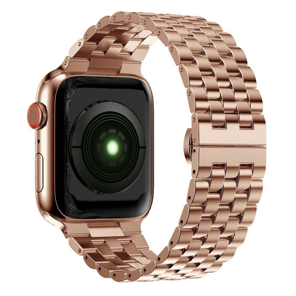 Apple Watch 45mm Series 7 Business Metal Band Rose Gold