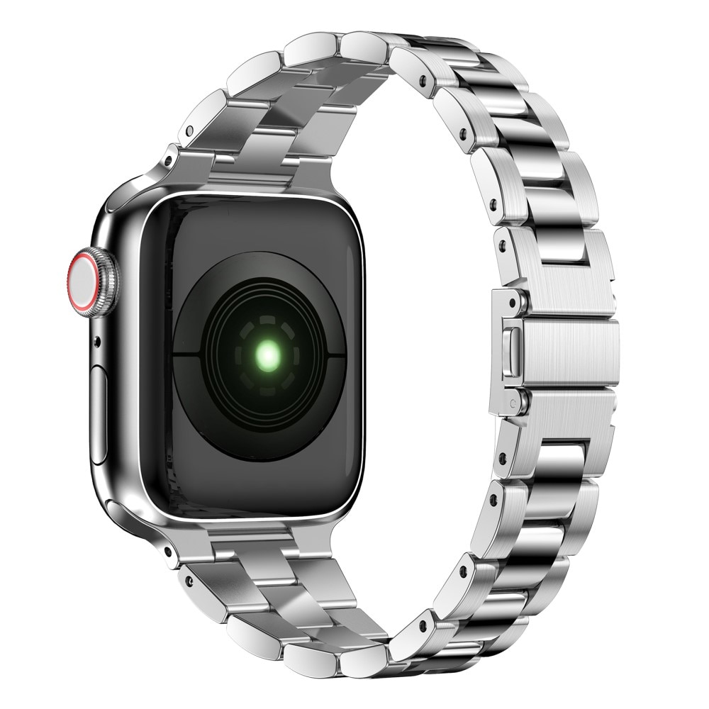 Apple Watch 45mm Series 8 Slim Metal Band Silver