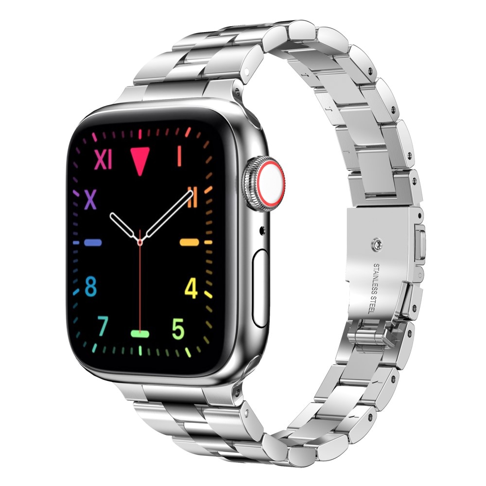 Apple Watch 45mm Series 8 Slim Metal Band Silver