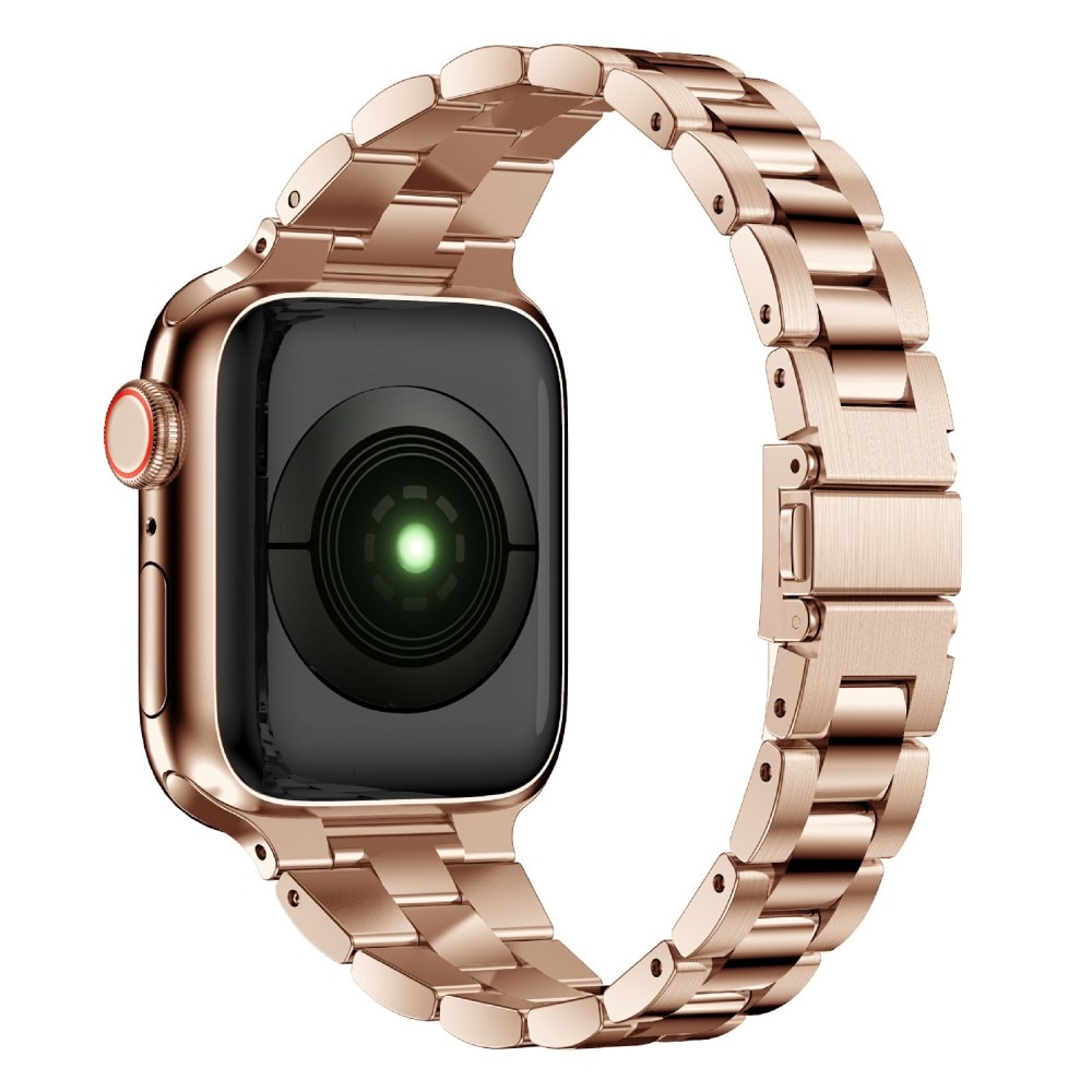 Apple Watch 45mm Series 8 Slim Metal Band Rose Gold