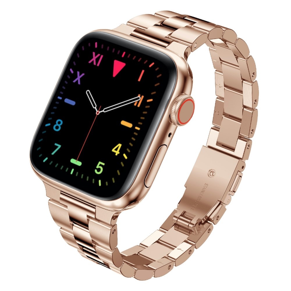 Apple Watch 45mm Series 8 Slim Metal Band Rose Gold