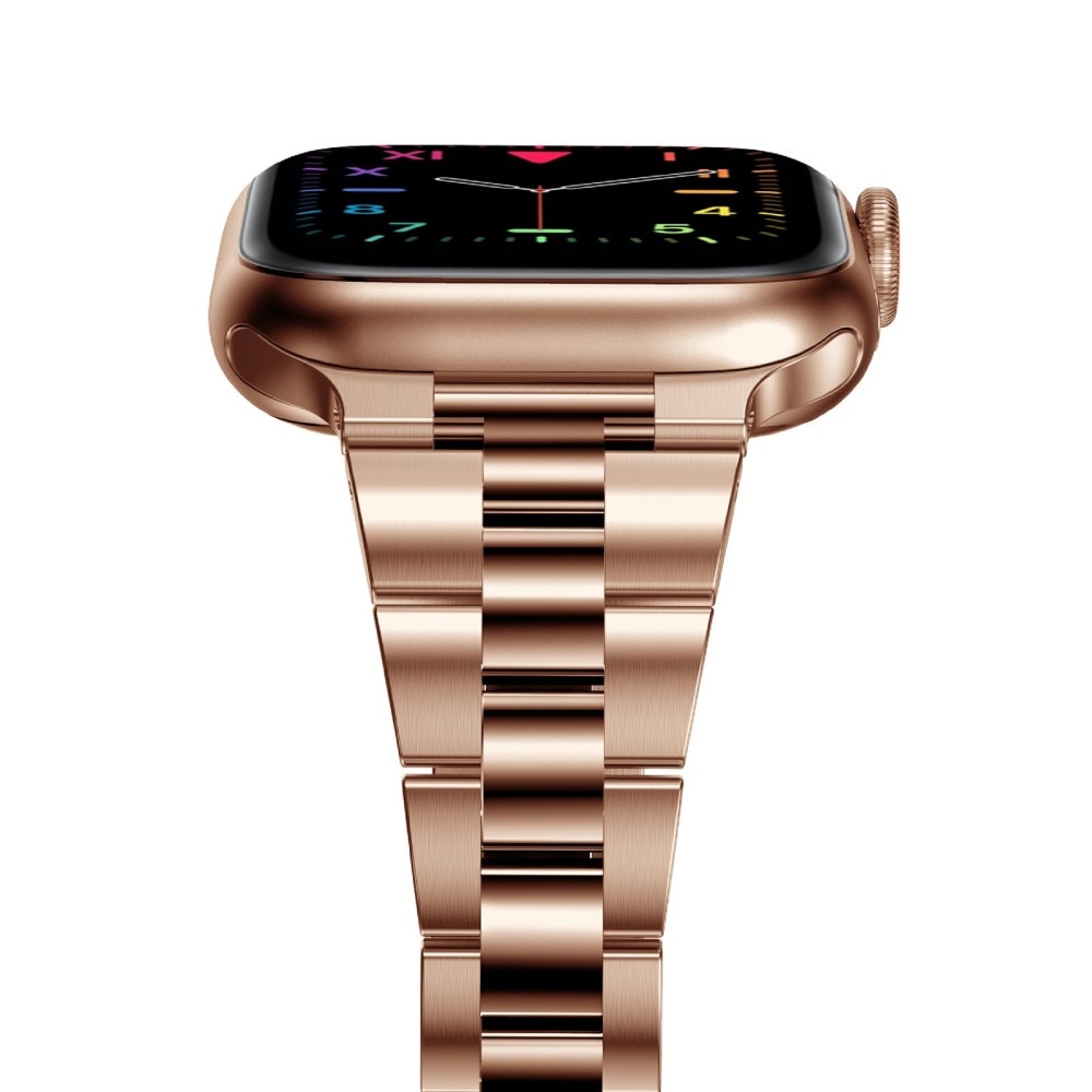 Apple Watch 45mm Series 8 Slim Metal Band Rose Gold