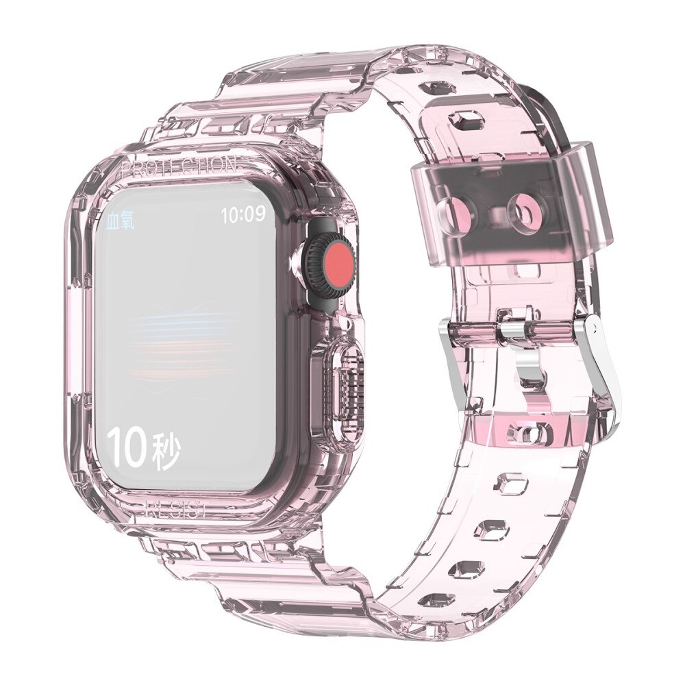 Apple Watch 45mm Series 9 Crystal Band with Case Pink