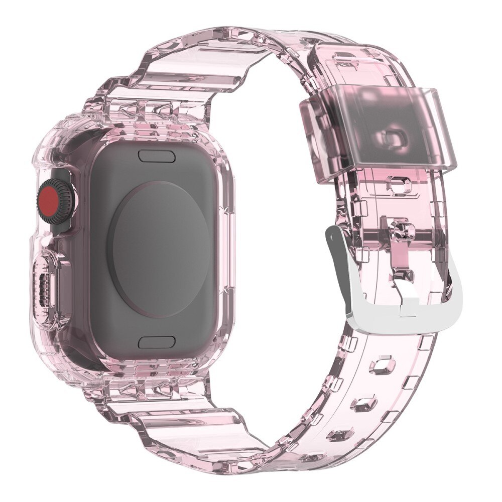 Apple Watch 45mm Series 9 Crystal Band with Case Pink