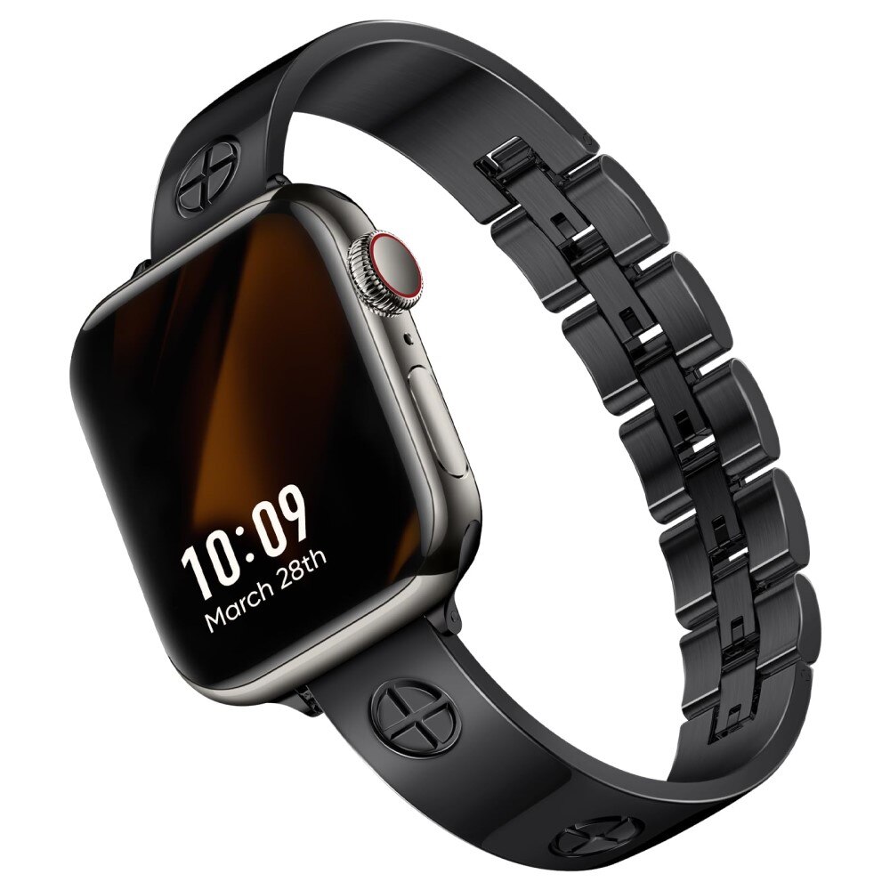 Apple Watch SE 40mm Bangle Cross Bracelet Black