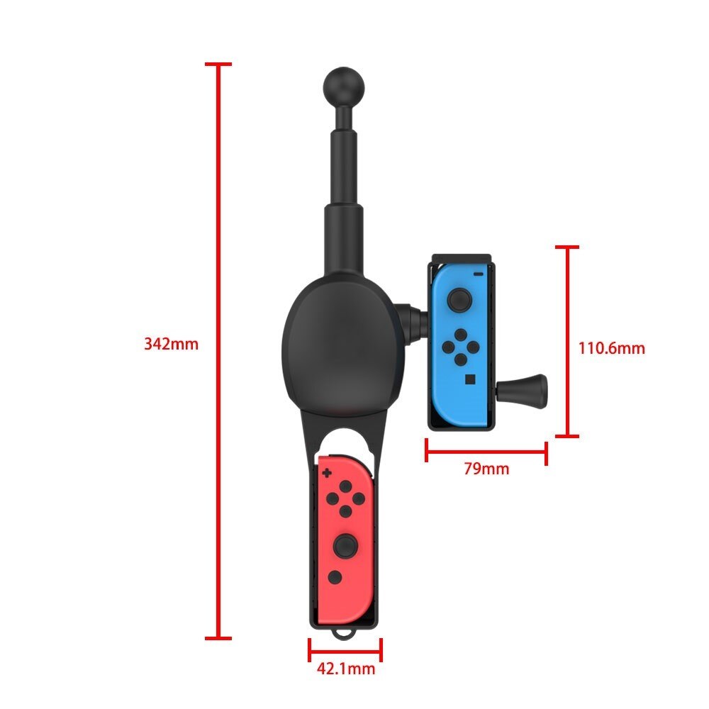 Joy-Con Fishing Rod for Nintendo Switch Black