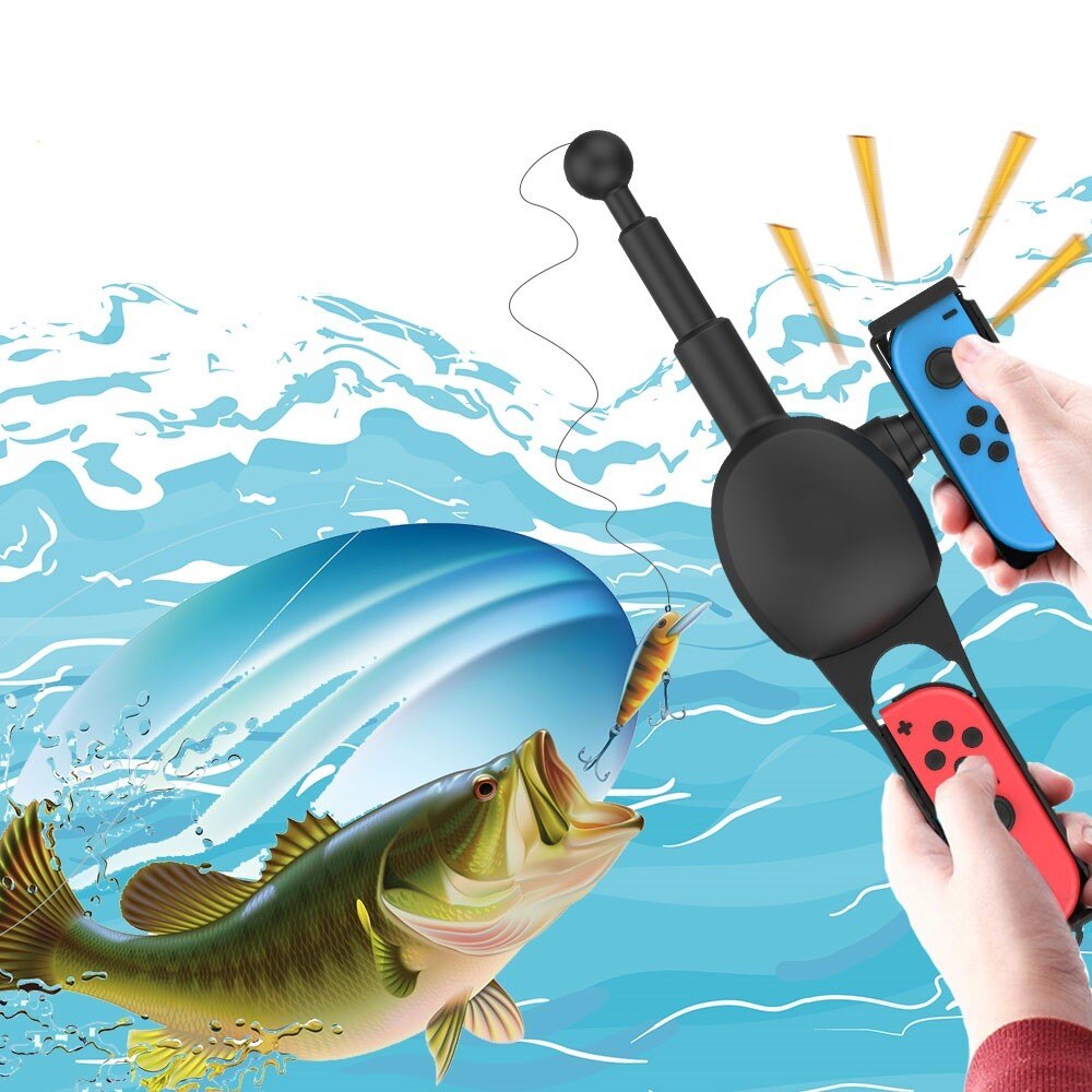 Joy-Con Fishing Rod for Nintendo Switch Black