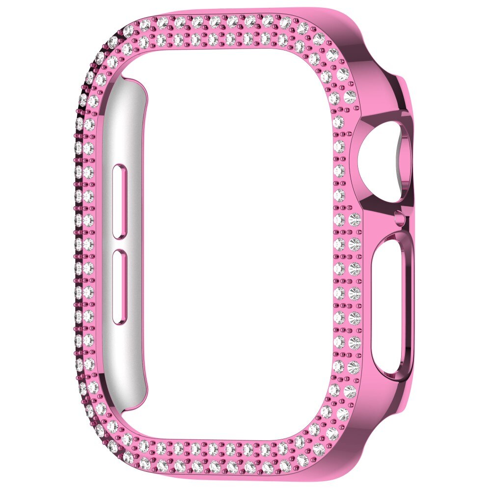 Apple Watch Series 10 42mm Rhinestone Case Pink