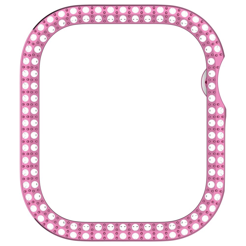 Apple Watch Series 10 42mm Rhinestone Case Pink