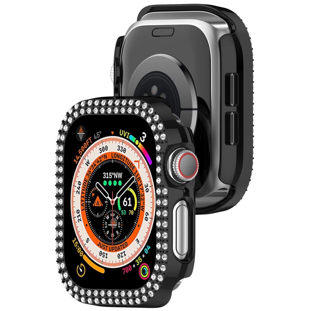 Apple Watch Series 10 42mm Rhinestone Case Black