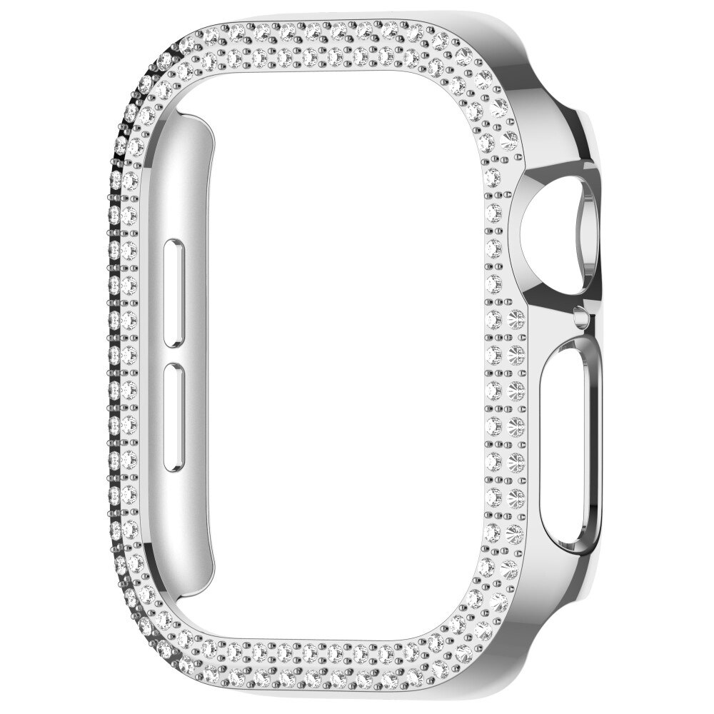 Apple Watch Series 10 42mm Rhinestone Case Silver