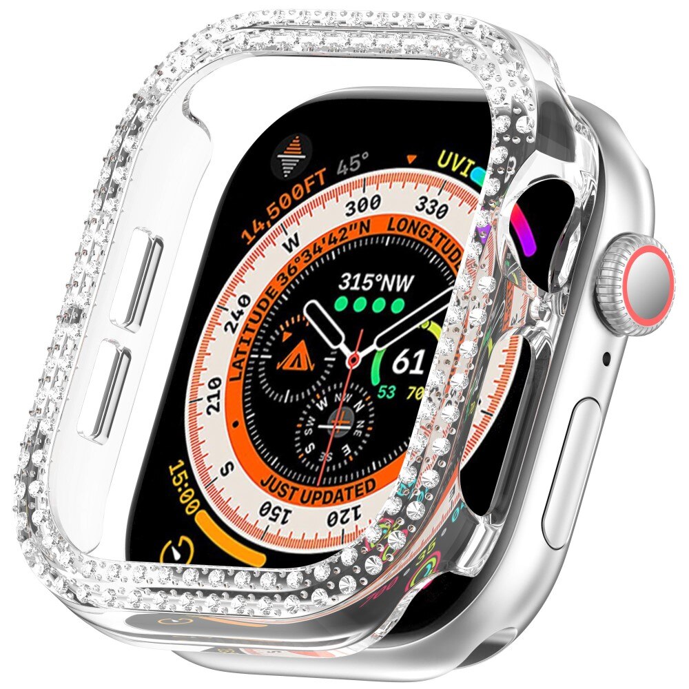 Apple Watch Series 10 42mm Rhinestone Case Transparent