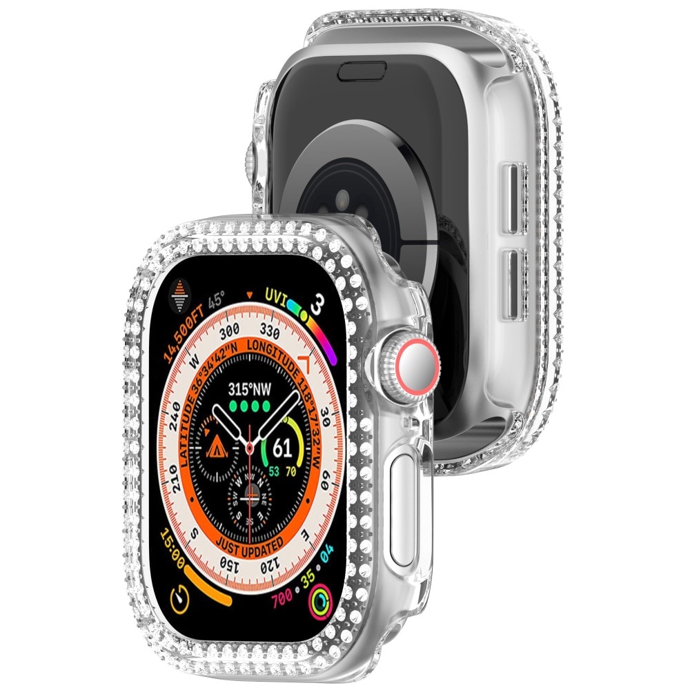 Apple Watch Series 10 42mm Rhinestone Case Transparent