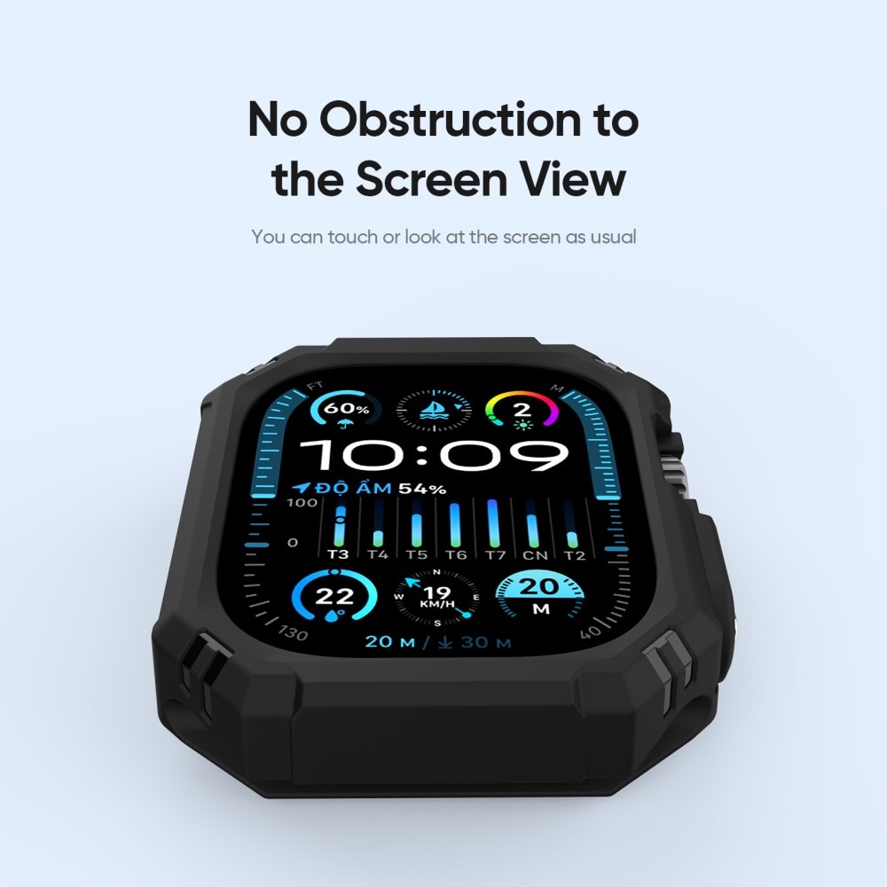 Apple Watch Ultra 49mm 1st Gen Damo Case Black