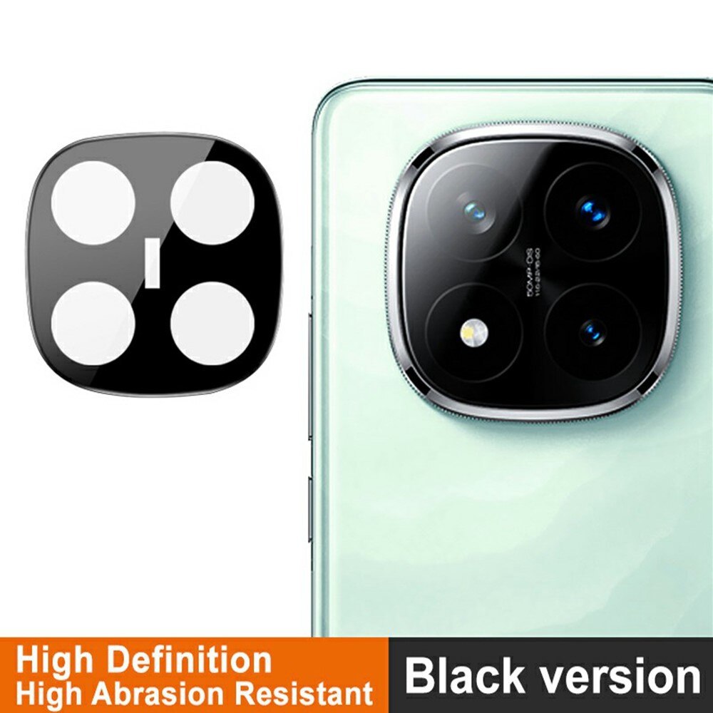 Xiaomi Redmi Note 14 Pro Plus Tempered Glass 0.2mm Lens Protector Black