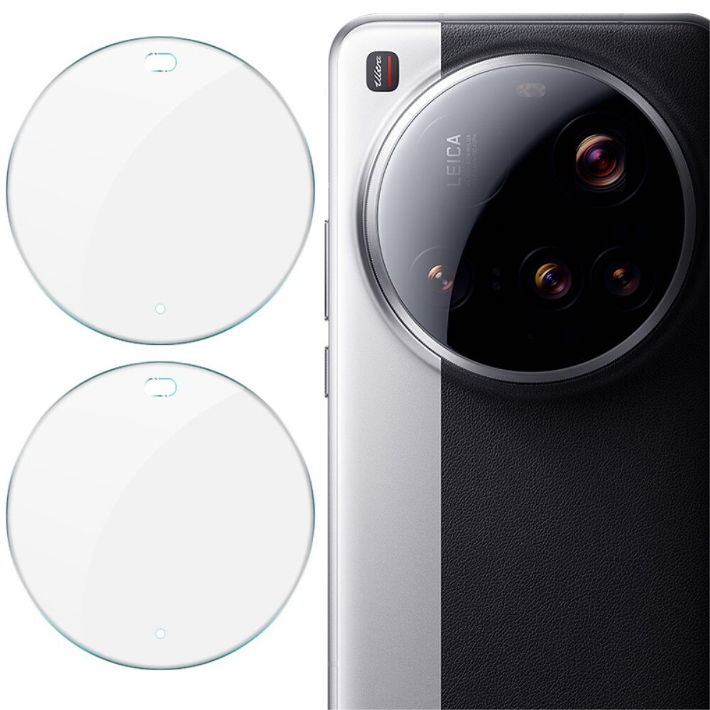 Xiaomi 15 Ultra Tempered Glass Lens Protector (2-pack) Transparent