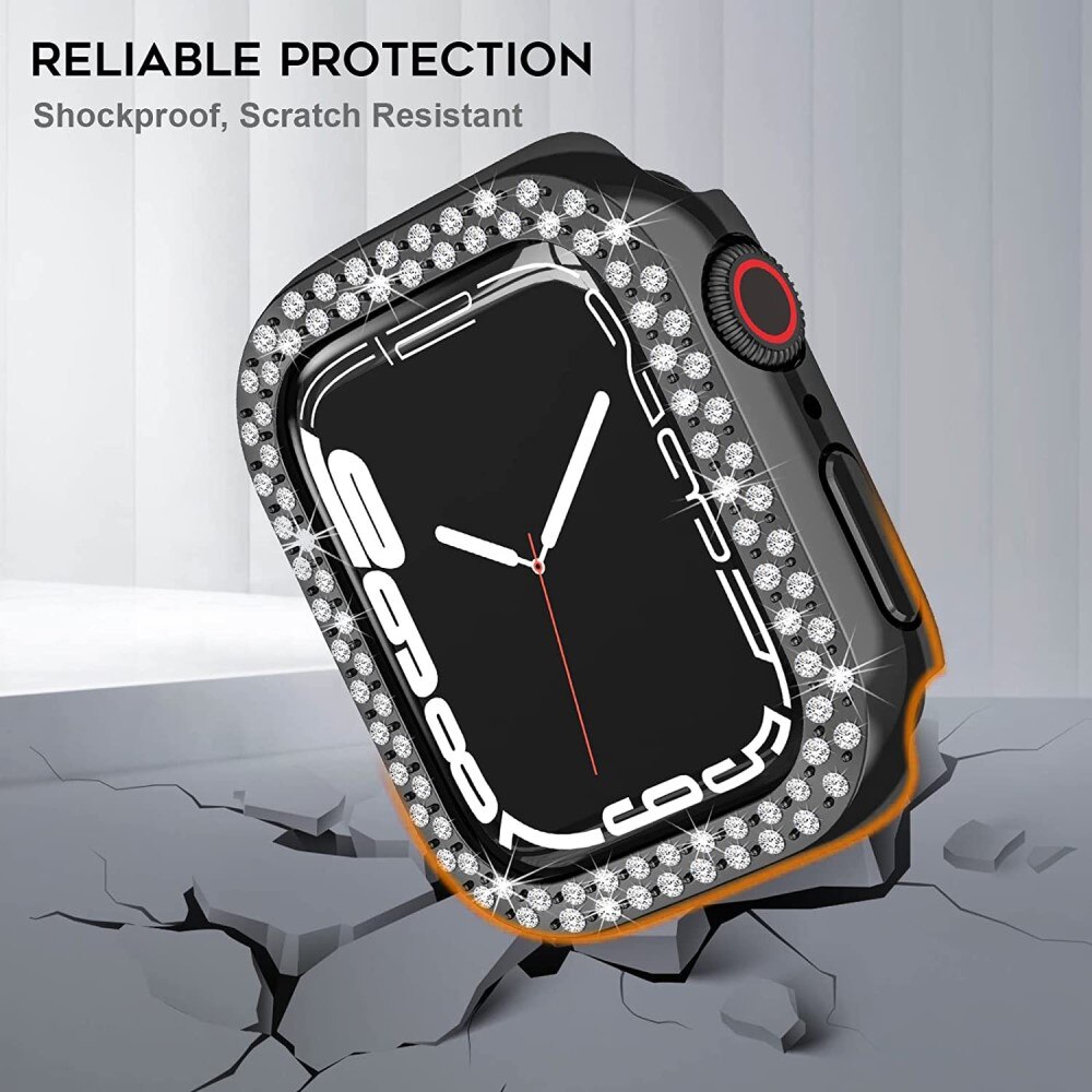 Apple Watch SE 44mm Rhinestone Case Black