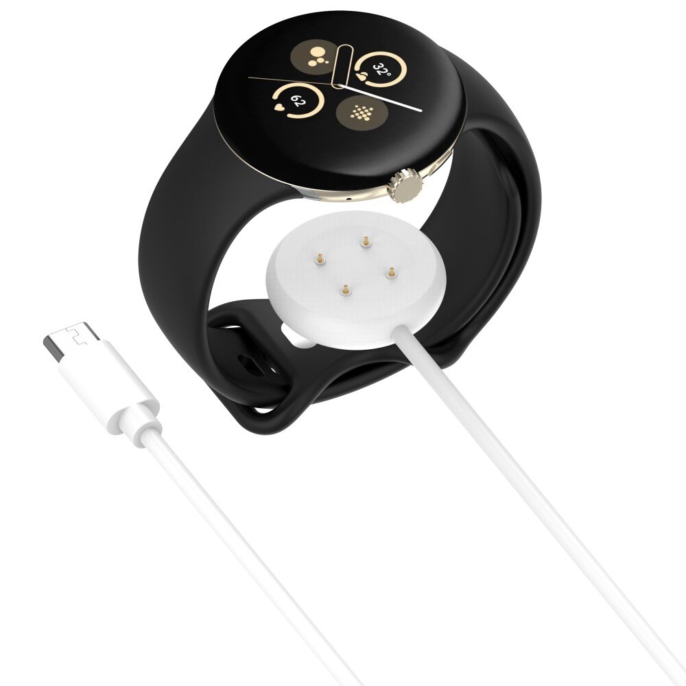 Google Pixel Watch 2 Magnetic Charger USB-C White