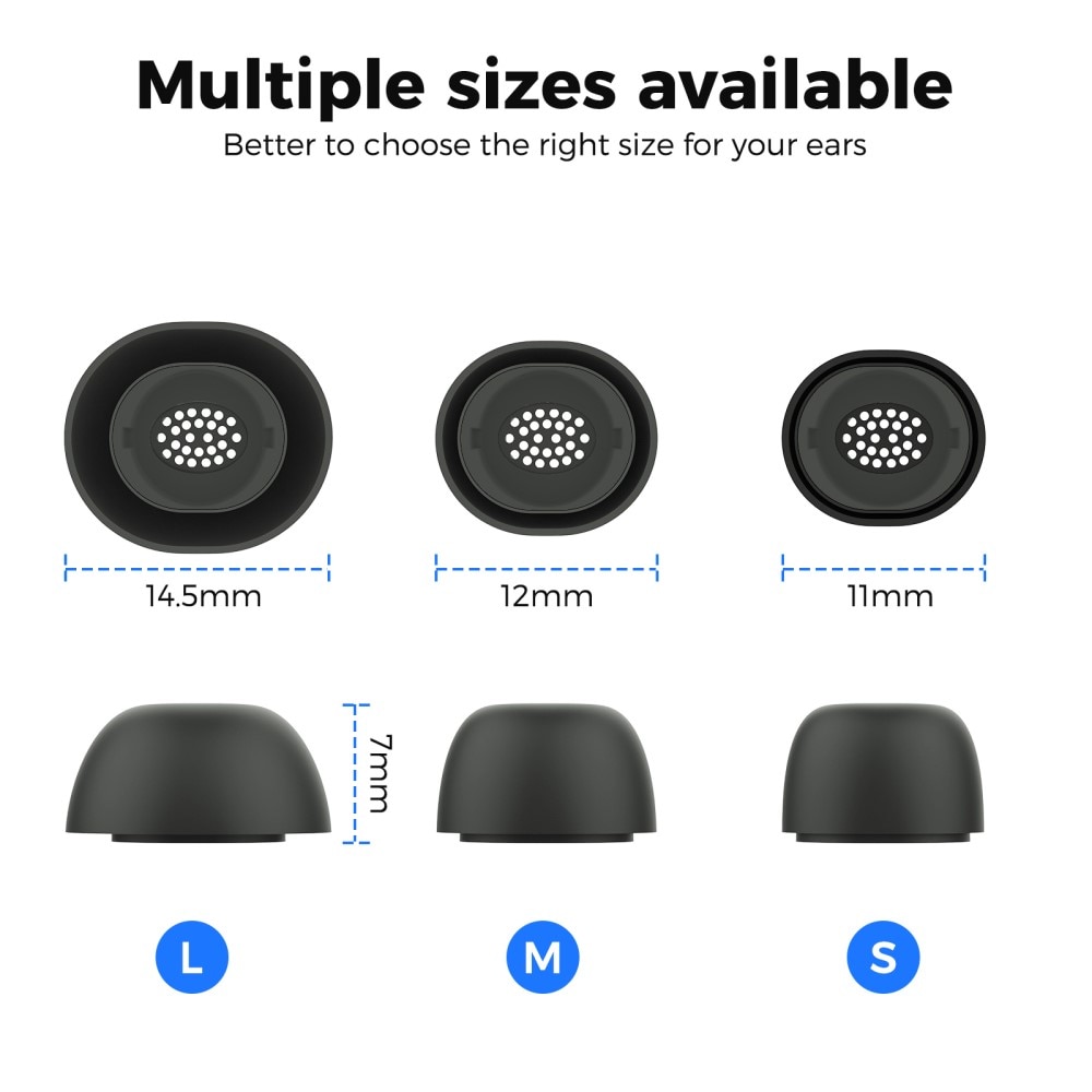 Ear Tips (3-pack) Samsung Galaxy Buds 3 Pro Black