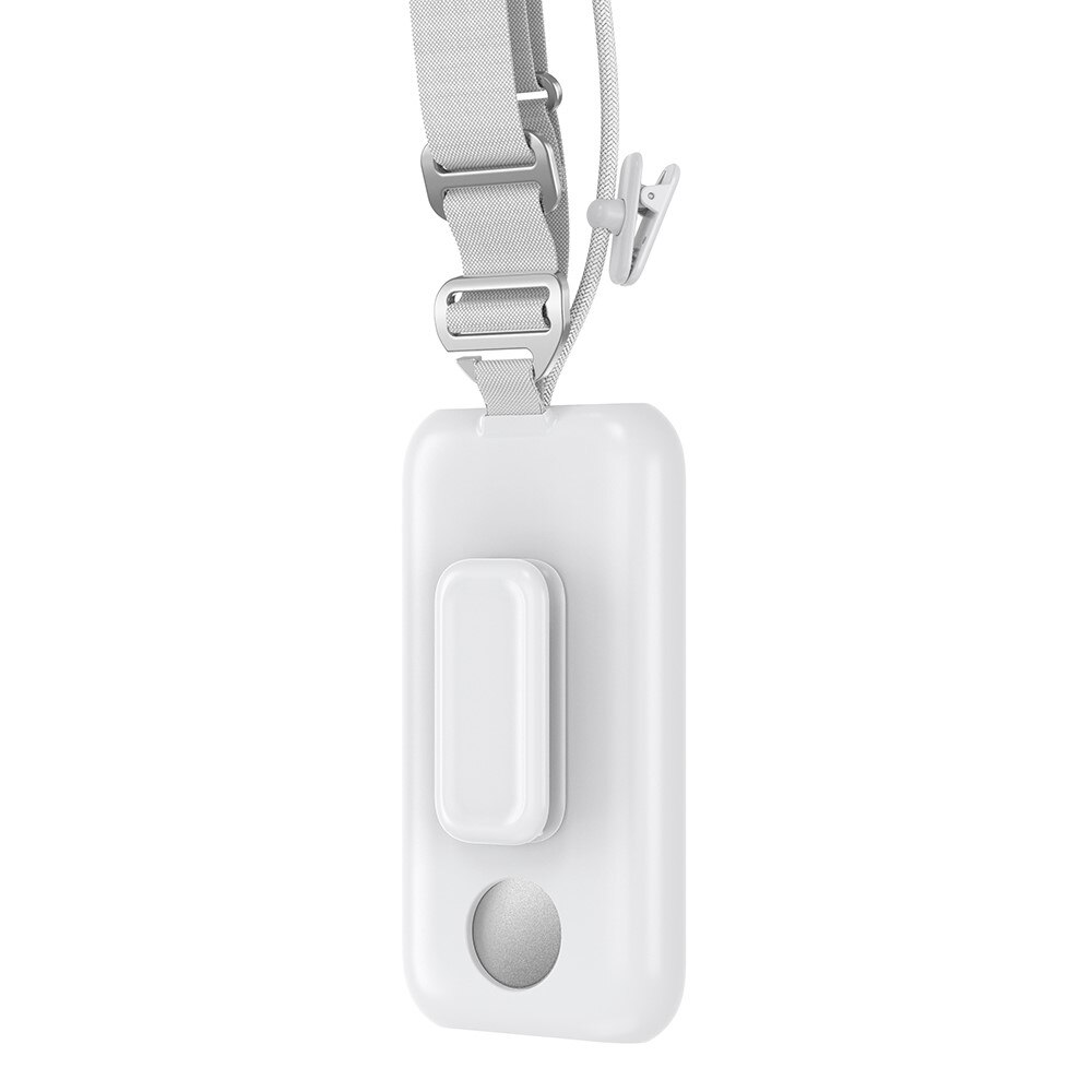 Apple Vision Pro Battery Case with Clip and Shoulder Strap White