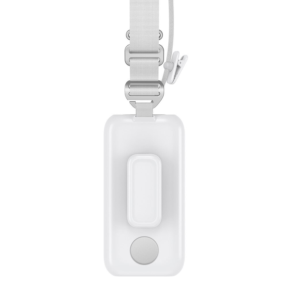 Apple Vision Pro Battery Case with Clip and Shoulder Strap White