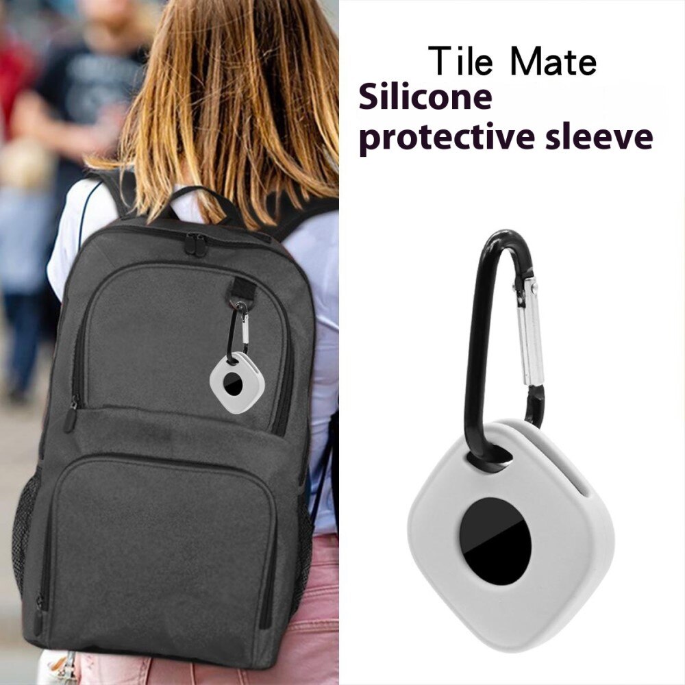 Tile Mate (2024) Silicone Keychain Case Black