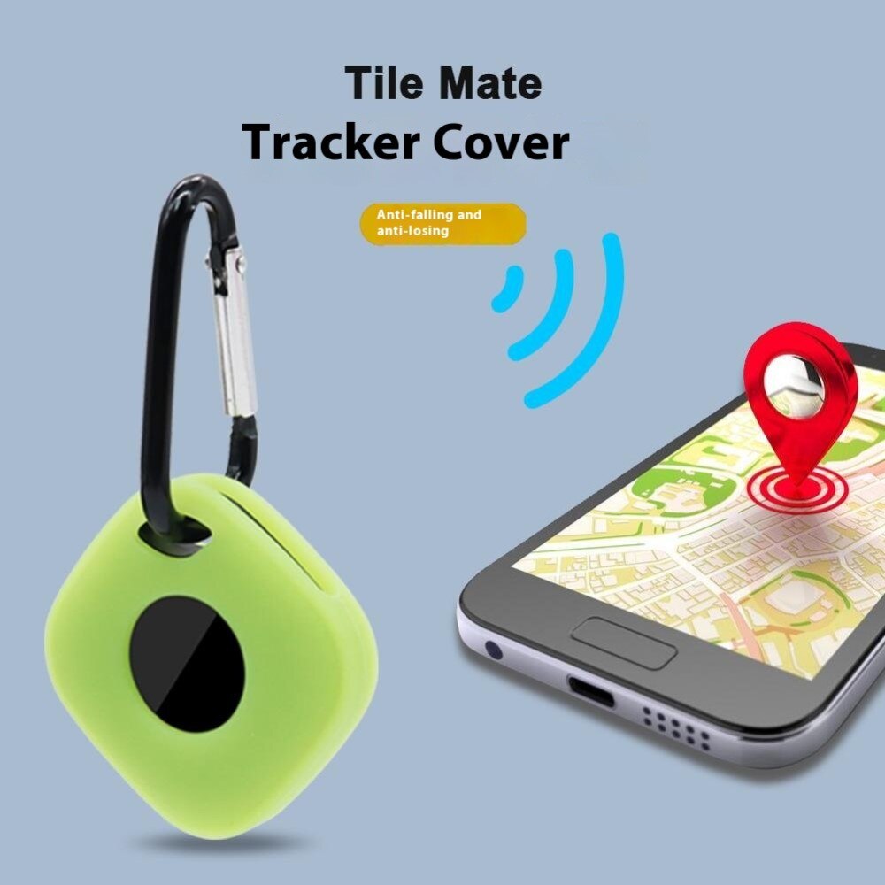 Tile Mate (2024) Silicone Keychain Case Black