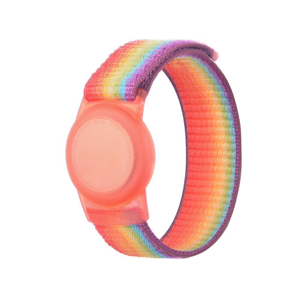 Apple AirTag Kids Nylon Strap Rainbow