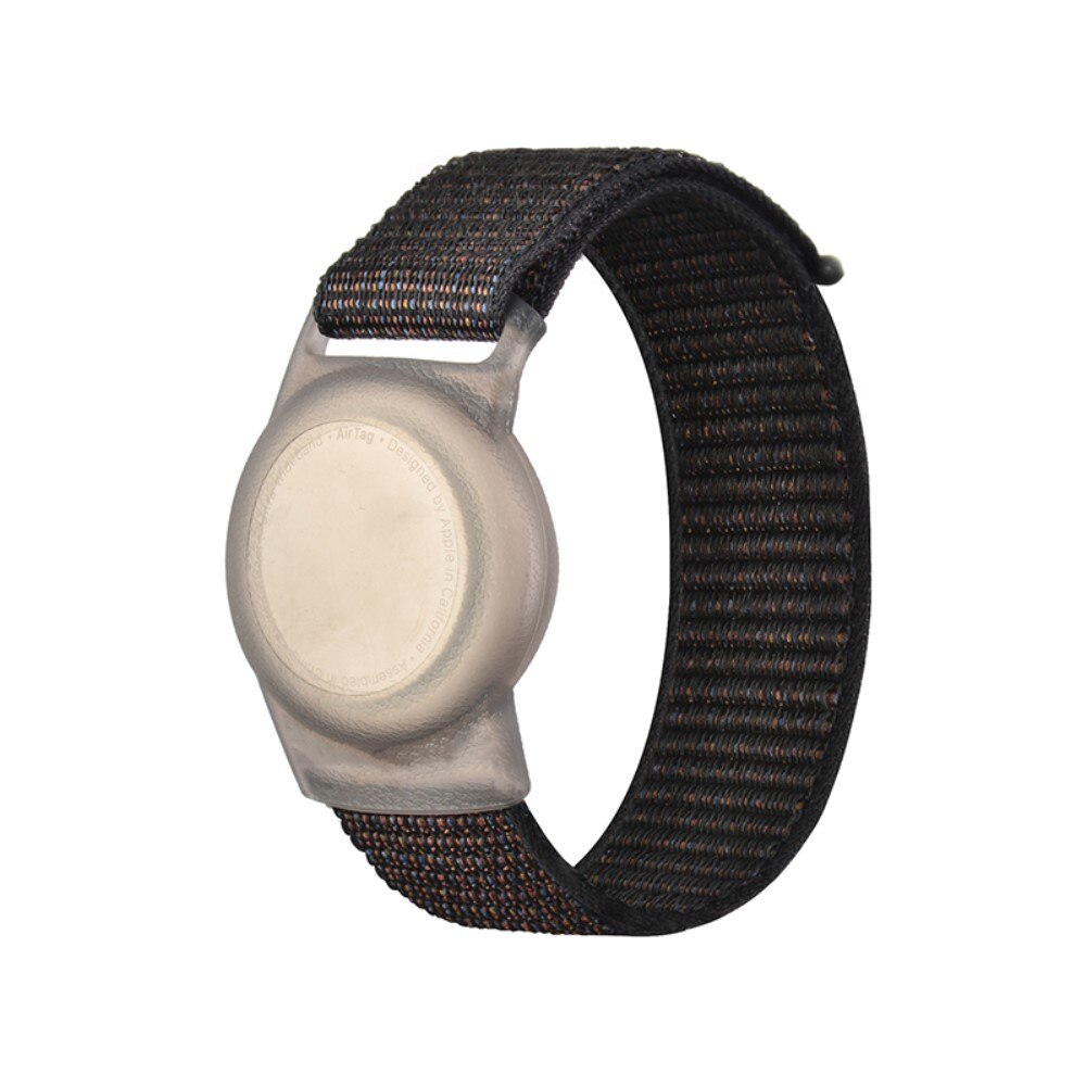 Apple AirTag Kids Nylon Strap Black