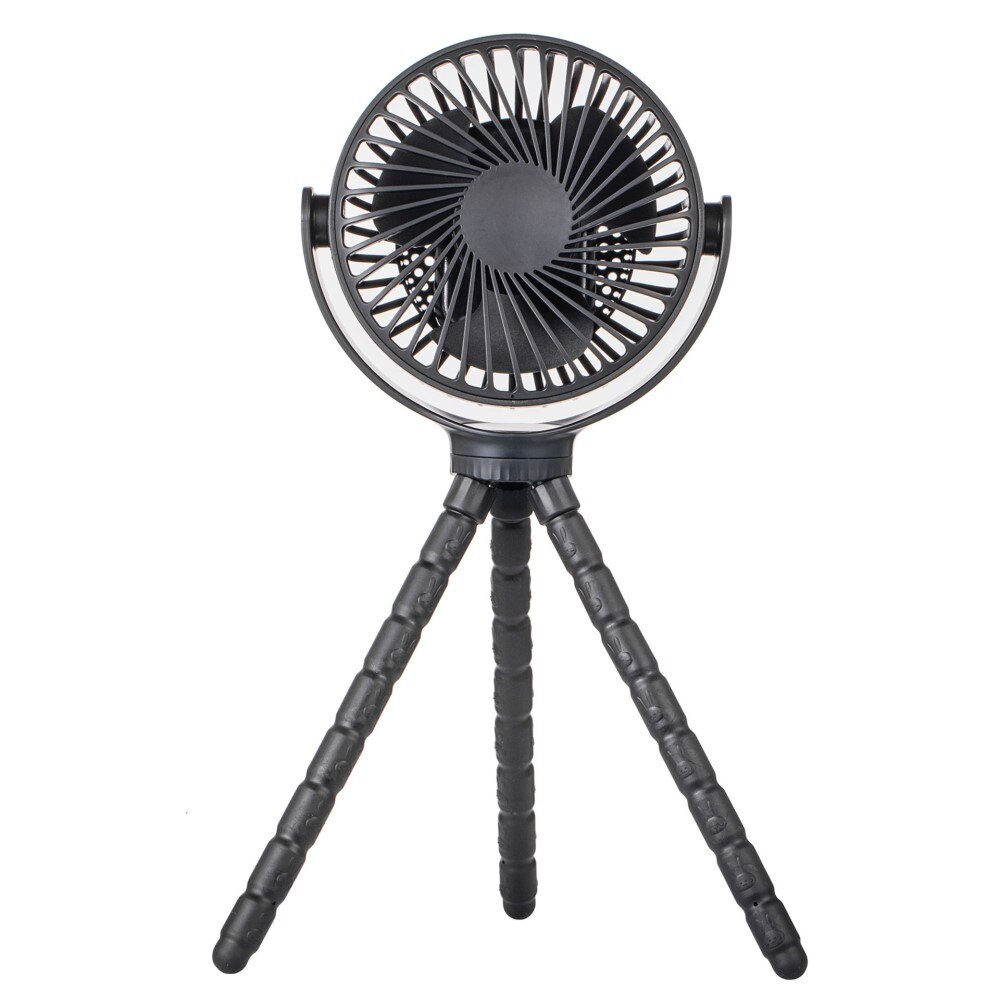 Portable fan with flexible legs, Black