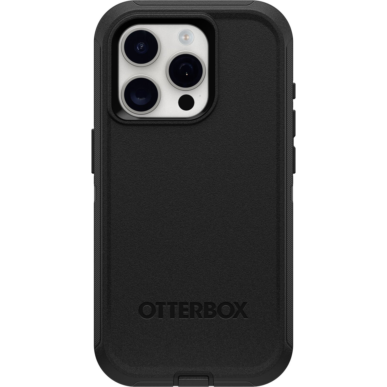 iPhone 15 Pro Defender Case Black