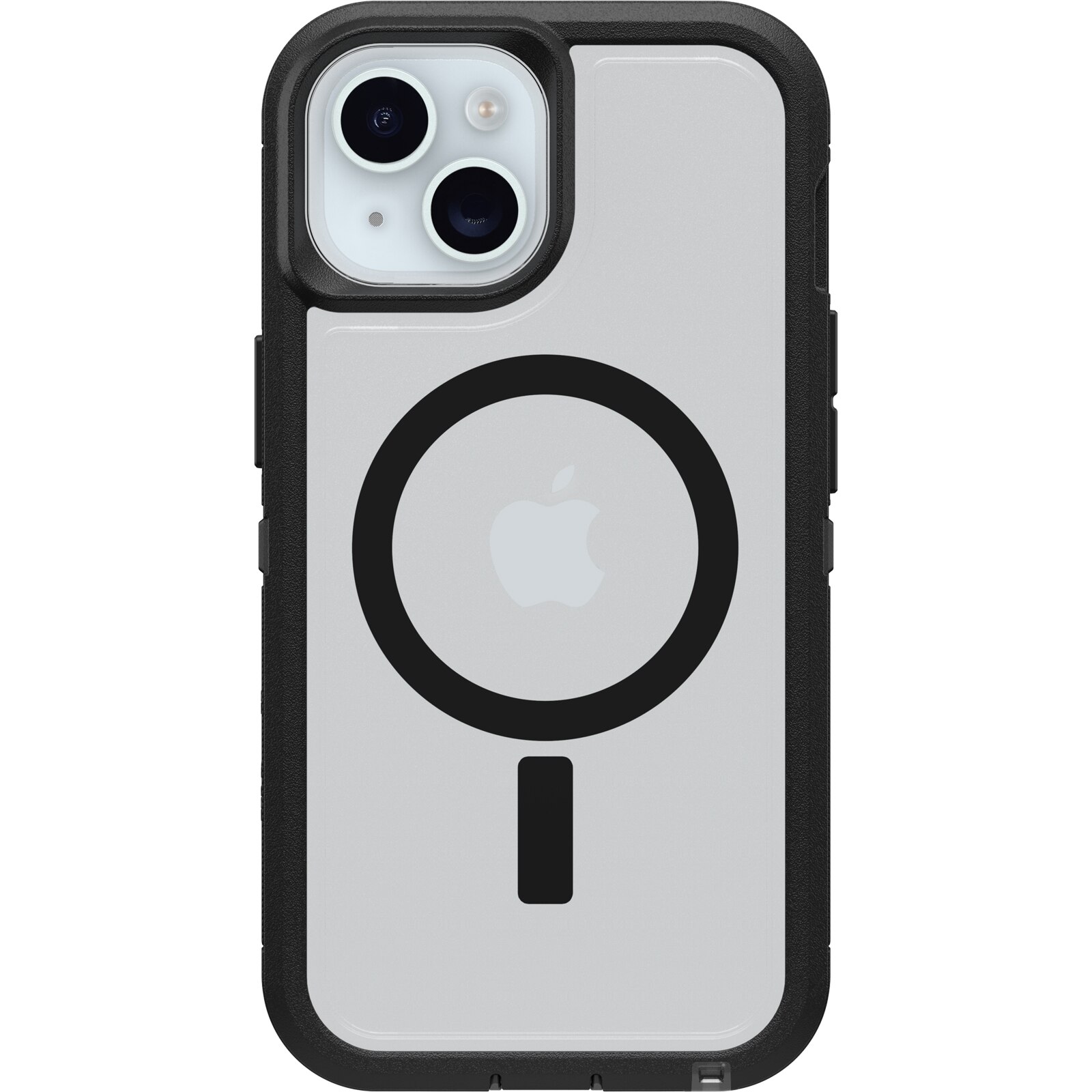 iPhone 15 Defender XT Case Black/Clear