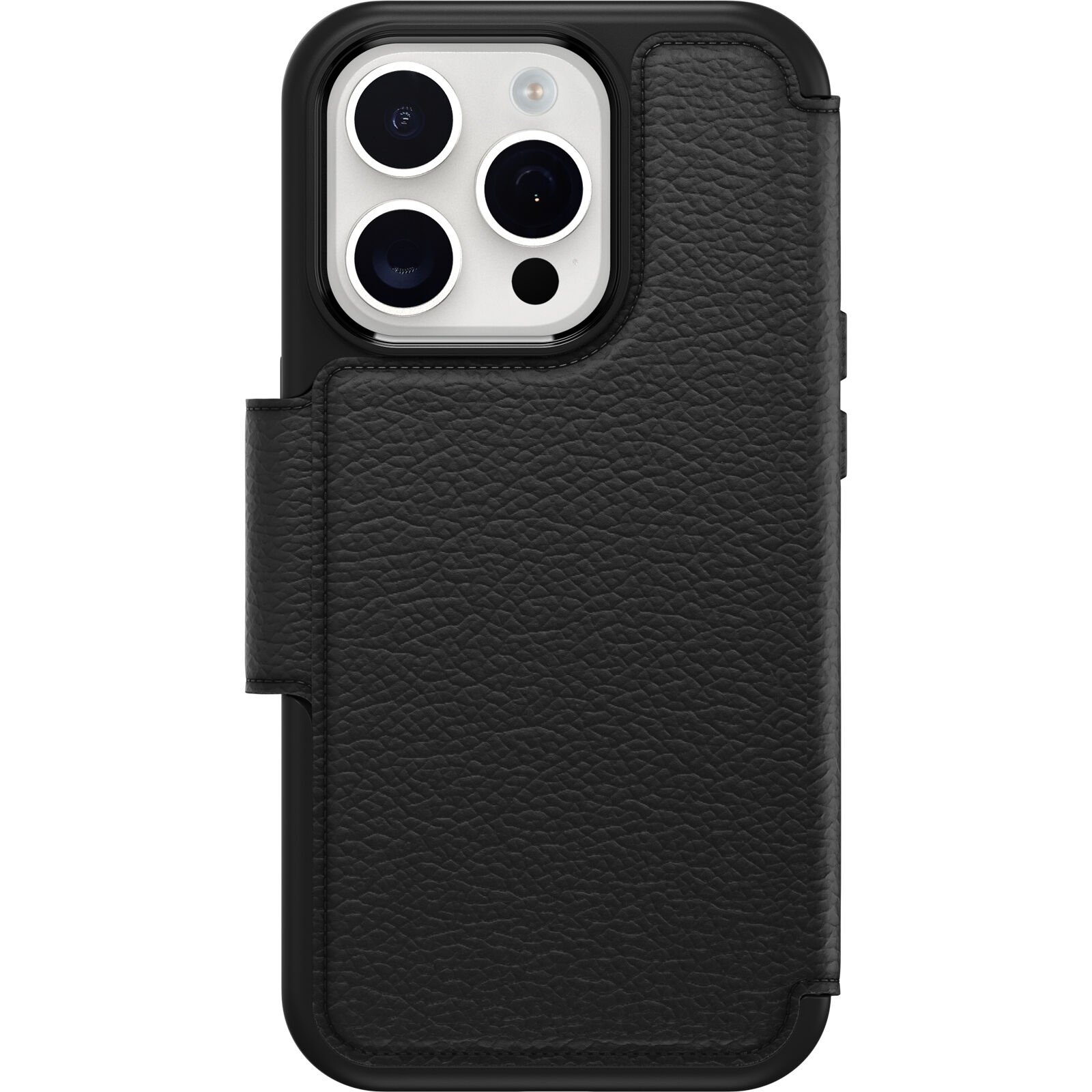 iPhone 15 Pro Strada MagSafe Wallet Case Black