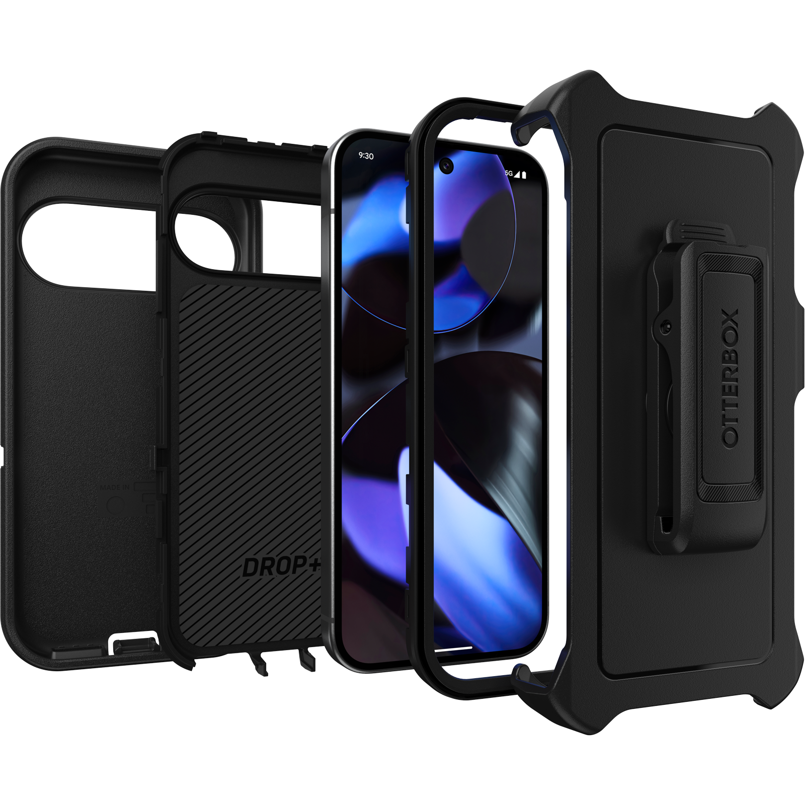 Google Pixel 9 Defender Case Black