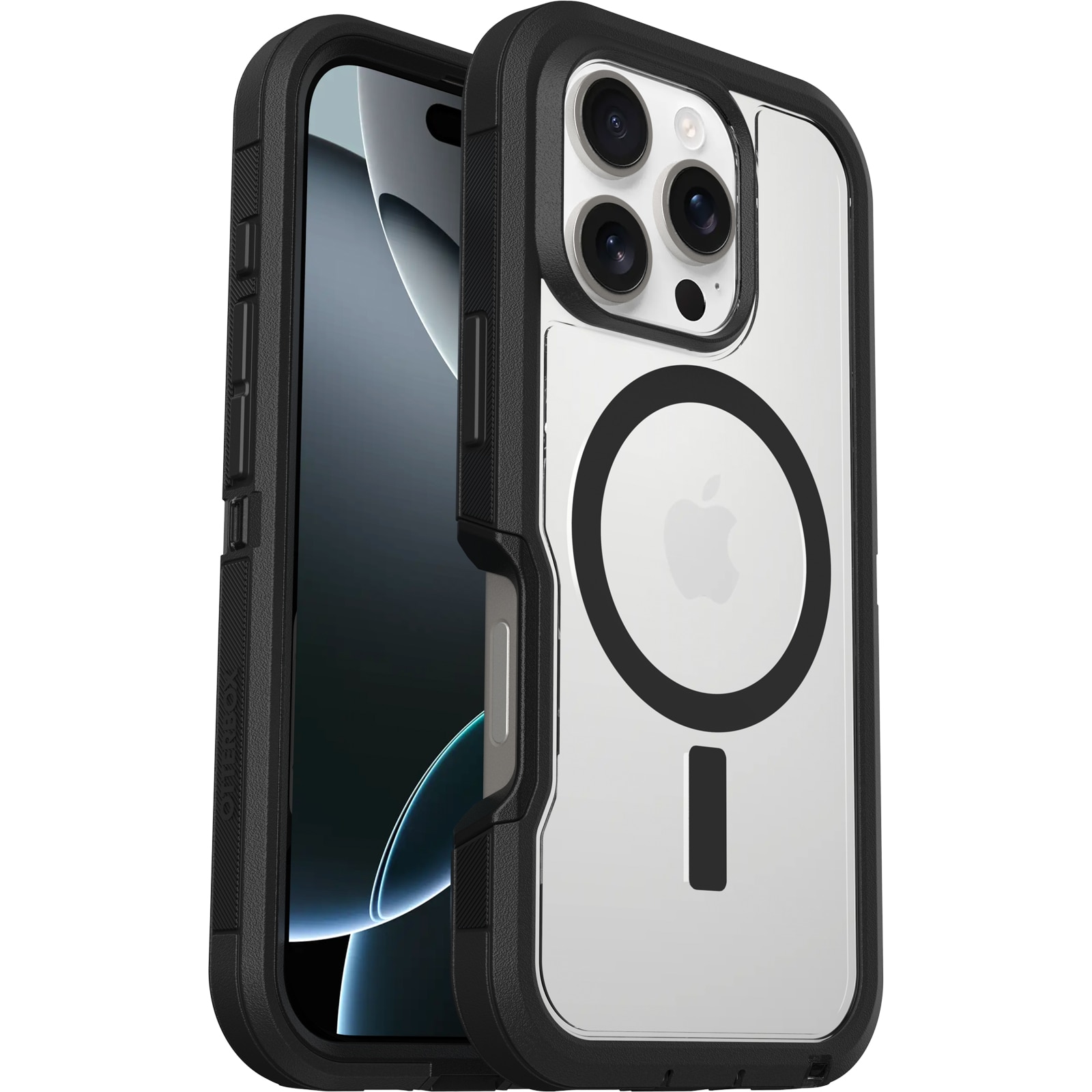 iPhone 16 Pro Defender XT Case Clear/Black