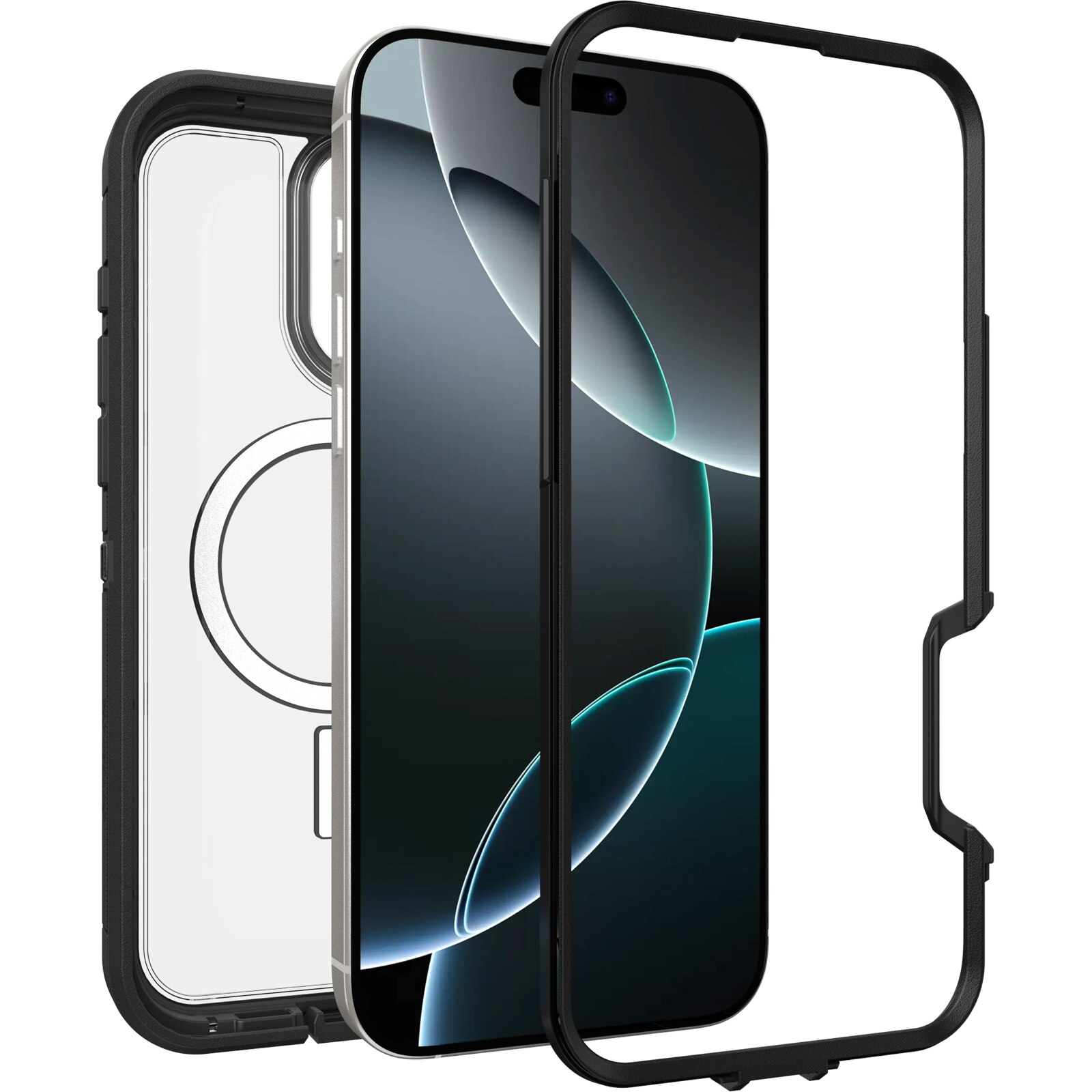 iPhone 16 Pro Max Defender XT Case Clear/Black