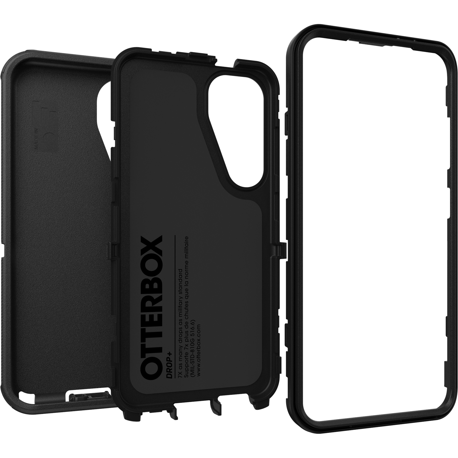 Samsung Galaxy S25 Defender Case Black