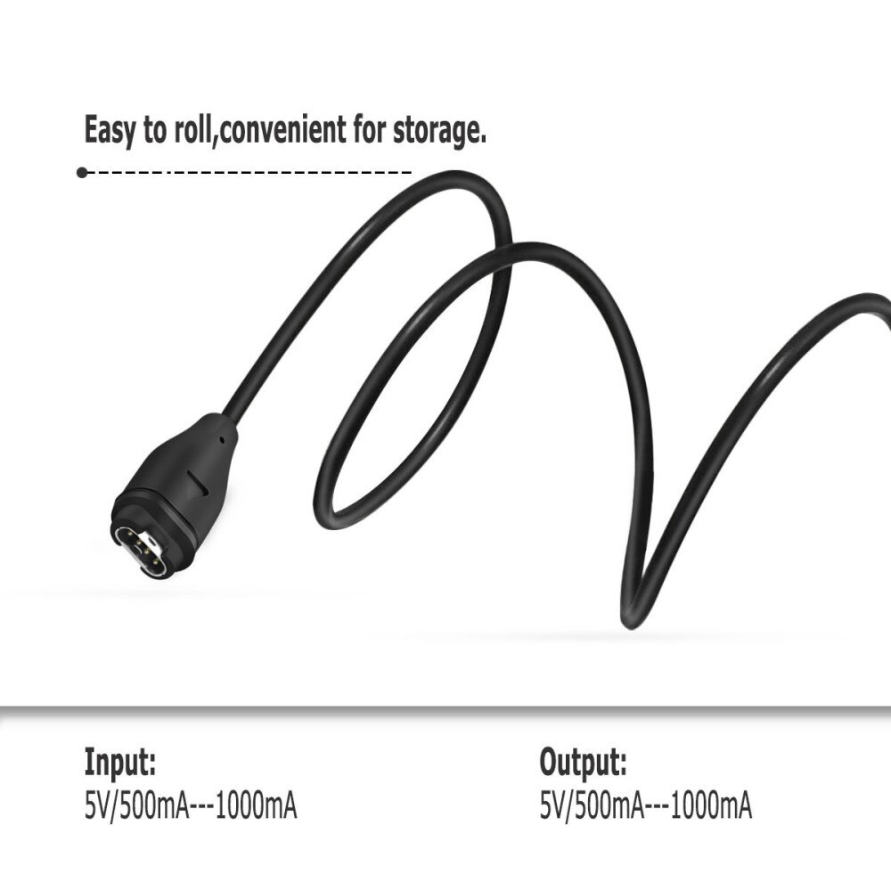 Garmin Fenix 5S/Fenix 5S Plus Charging Cable 1m Black