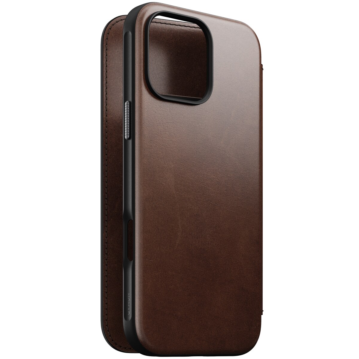 iPhone 16 Pro Max Modern Horween Leather Folio MagSafe Rustic Brown