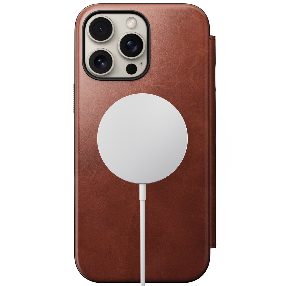 iPhone 16 Pro Max Modern Horween Leather Folio MagSafe Olde Dublin