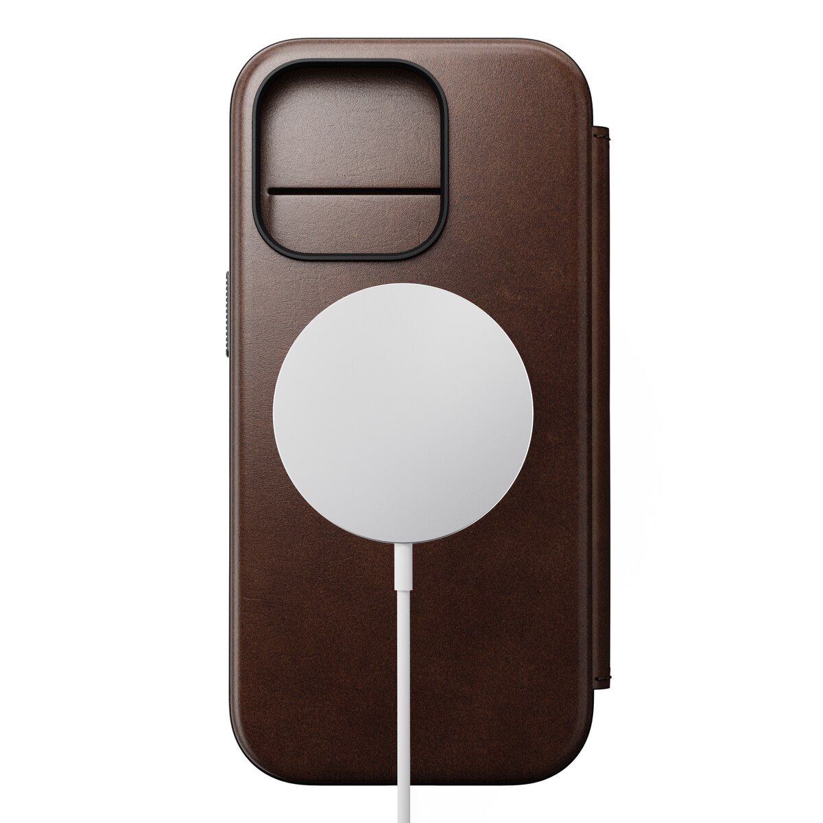 iPhone 16 Pro Modern Horween Leather Folio MagSafe Rustic Brown