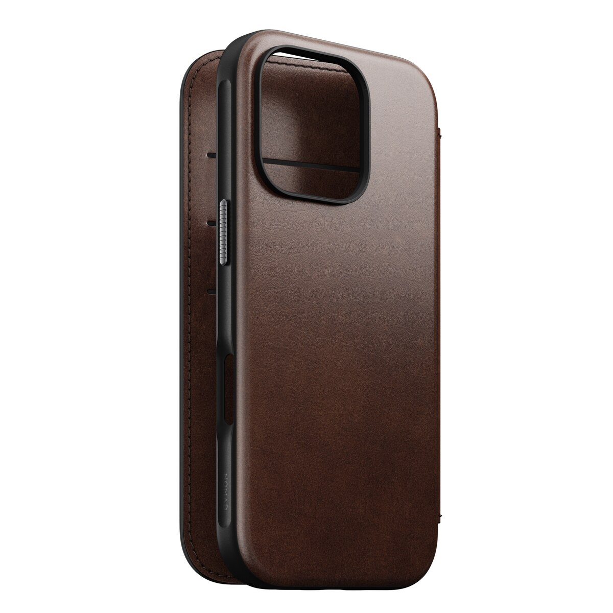 iPhone 16 Pro Modern Horween Leather Folio MagSafe Rustic Brown