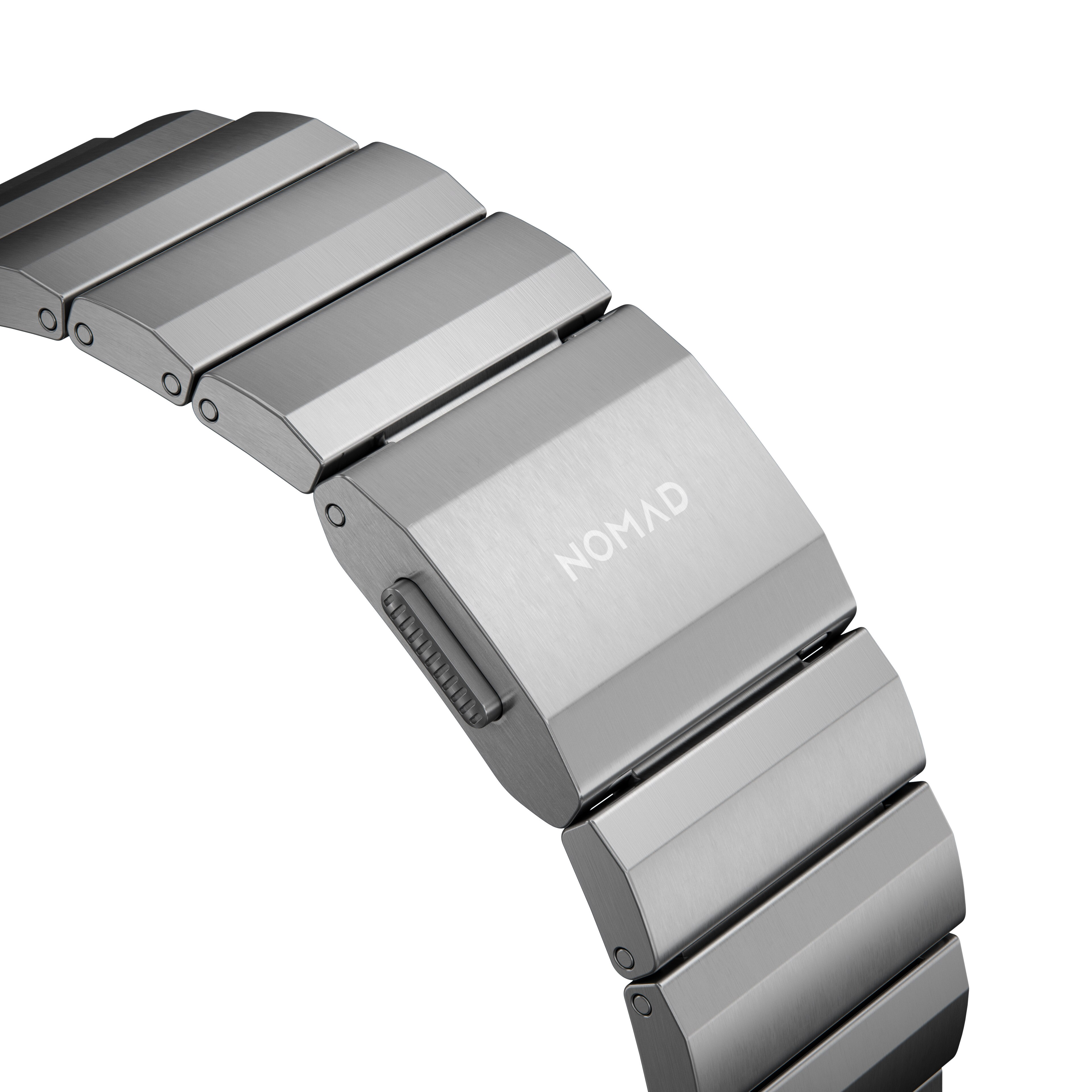 Band Apple Titanium 42/44/45/49 Watch Nomad mm Silver