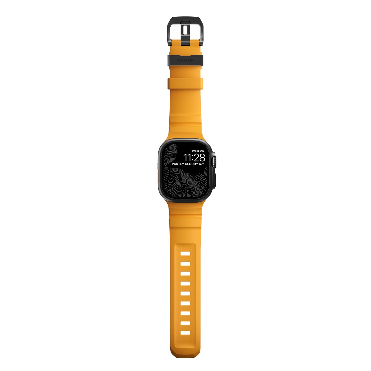 Apple Watch Series 10 46mm Rocky Point Band Sol (Black Hardware)