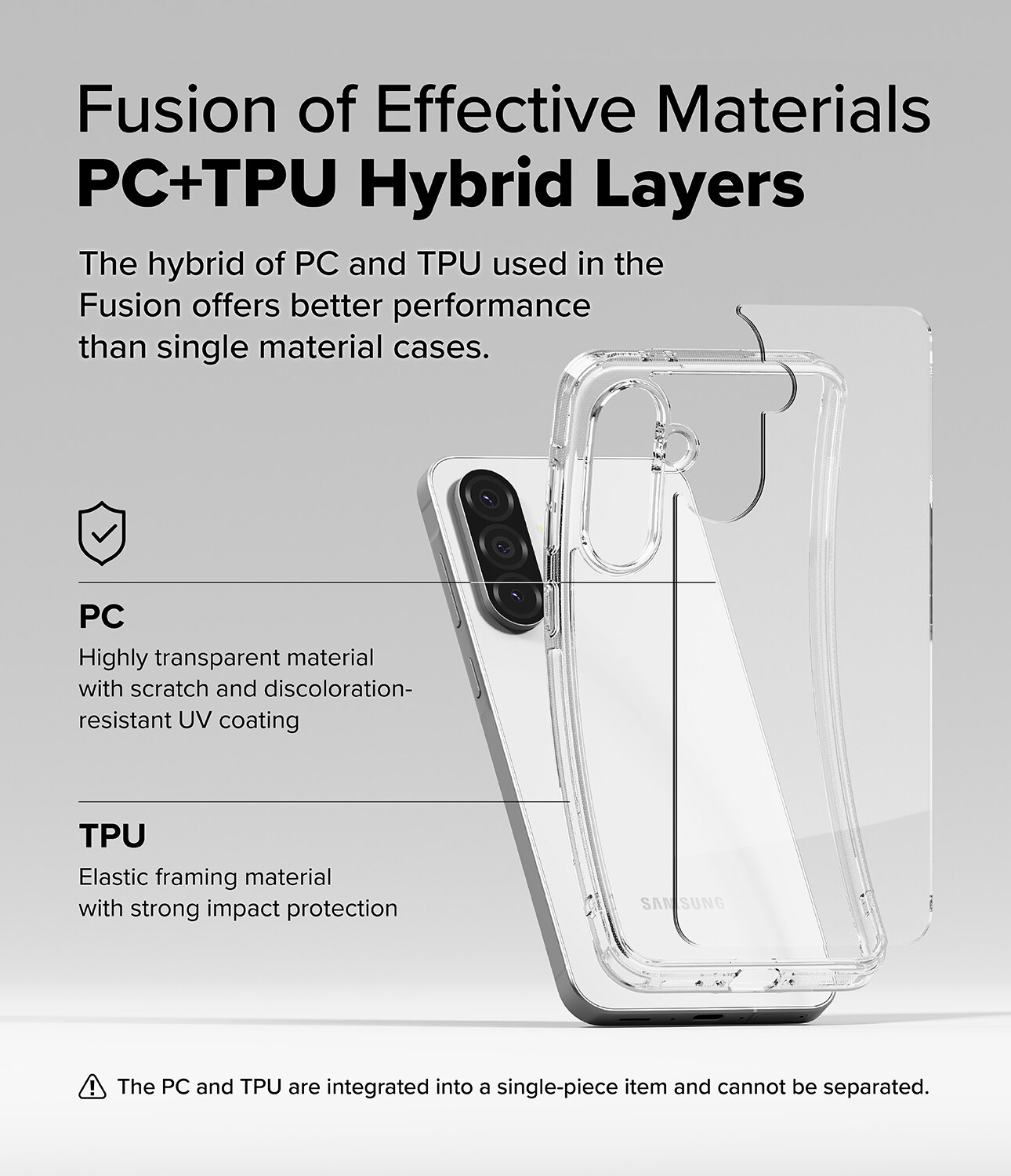 Samsung Galaxy A56 Fusion Case Clear